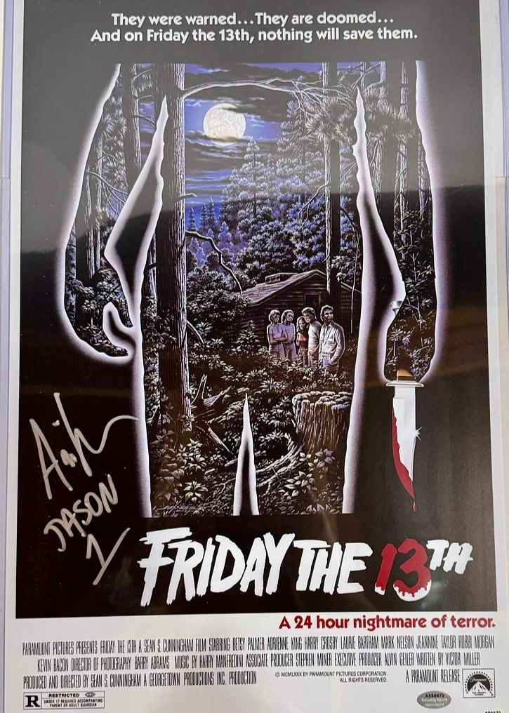 Ari Lehman Signed 11x17 Photo (Friday The 13th) - Schwartz COA